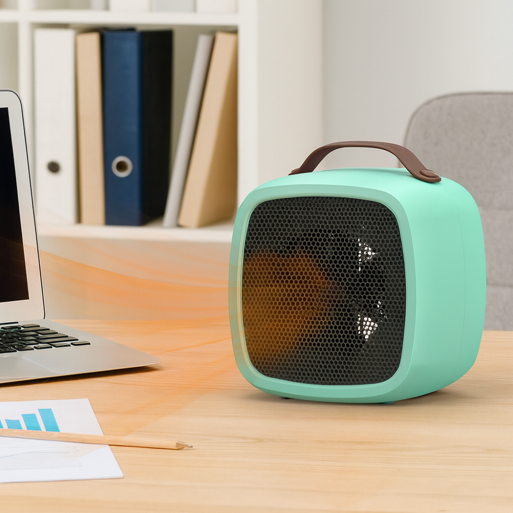 Portable Ceramic Space Heater Indoor Fast Heating Quiet Warmer