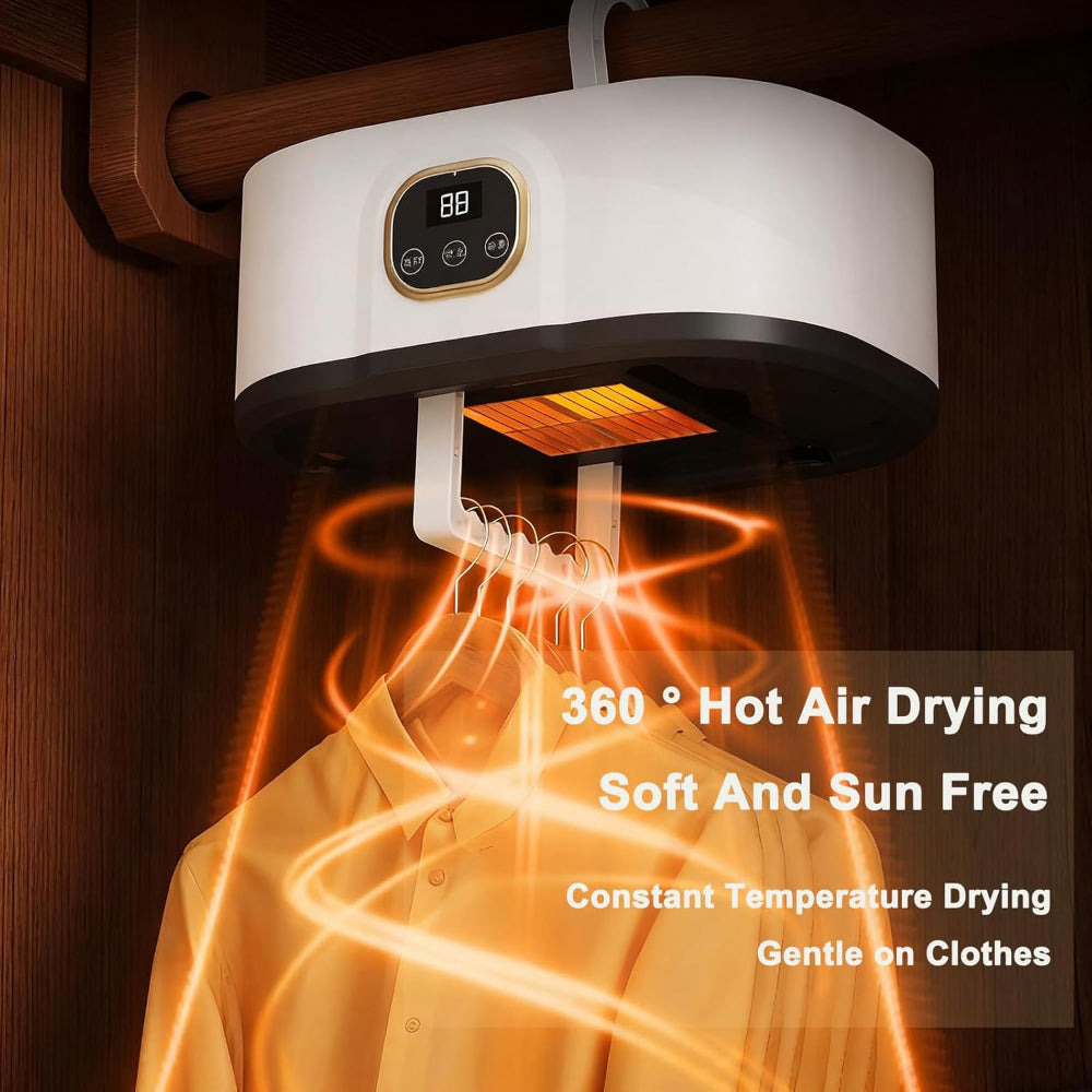 Portable Compact Clothes Dryer Electric Foldable Machine
