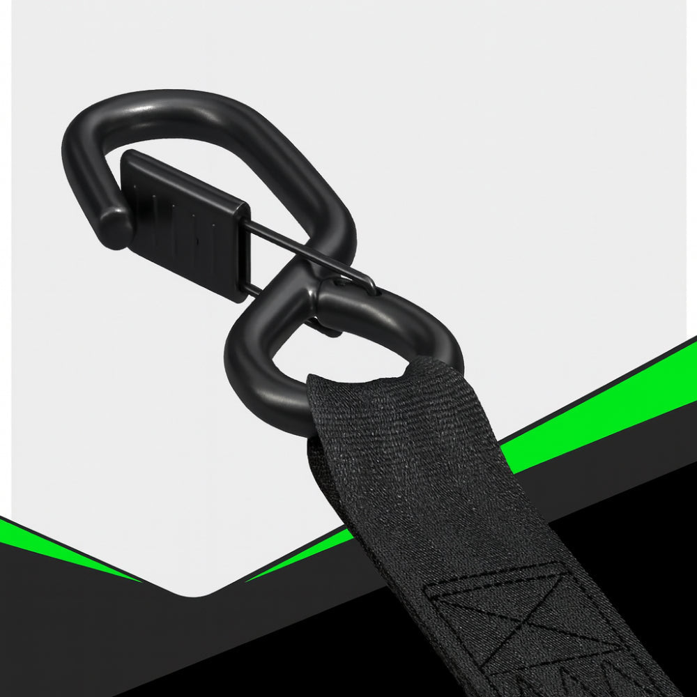 Ratchet Straps Retractable Heavy Duty Cargo Tie Down Set
