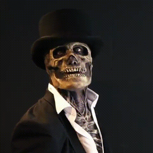 Skull Mask with Brain Detail