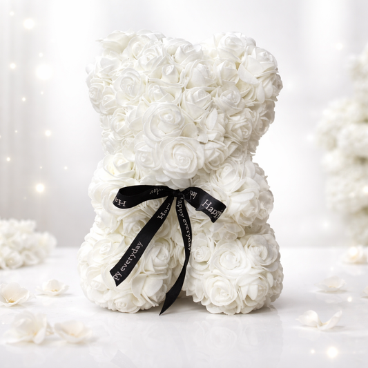 Rose Bear Artificial Flower Gift for Valentine Home Decor