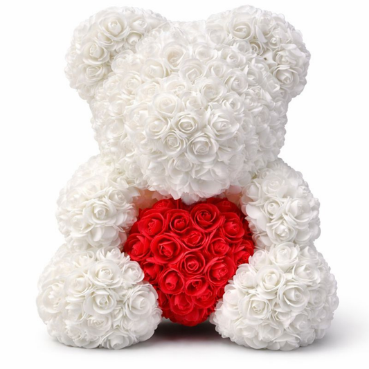 Rose Bear Romantic Heart Gift Decoration