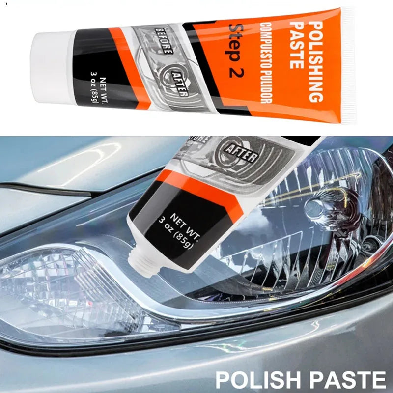 Headlight Restoration Kit Car Headlight Polishing Scratch Remover Oxidation Cleaner Headlamp Renovation Auto Repair Tools