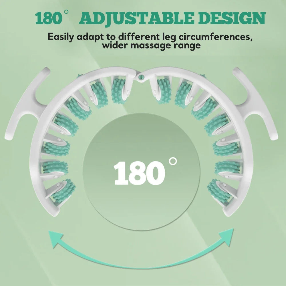 Deep Tissue Cellulite Massage Roller – Ergonomic Anti-Cellulite Body Massager for Legs, Arms & Back – Removable Handle