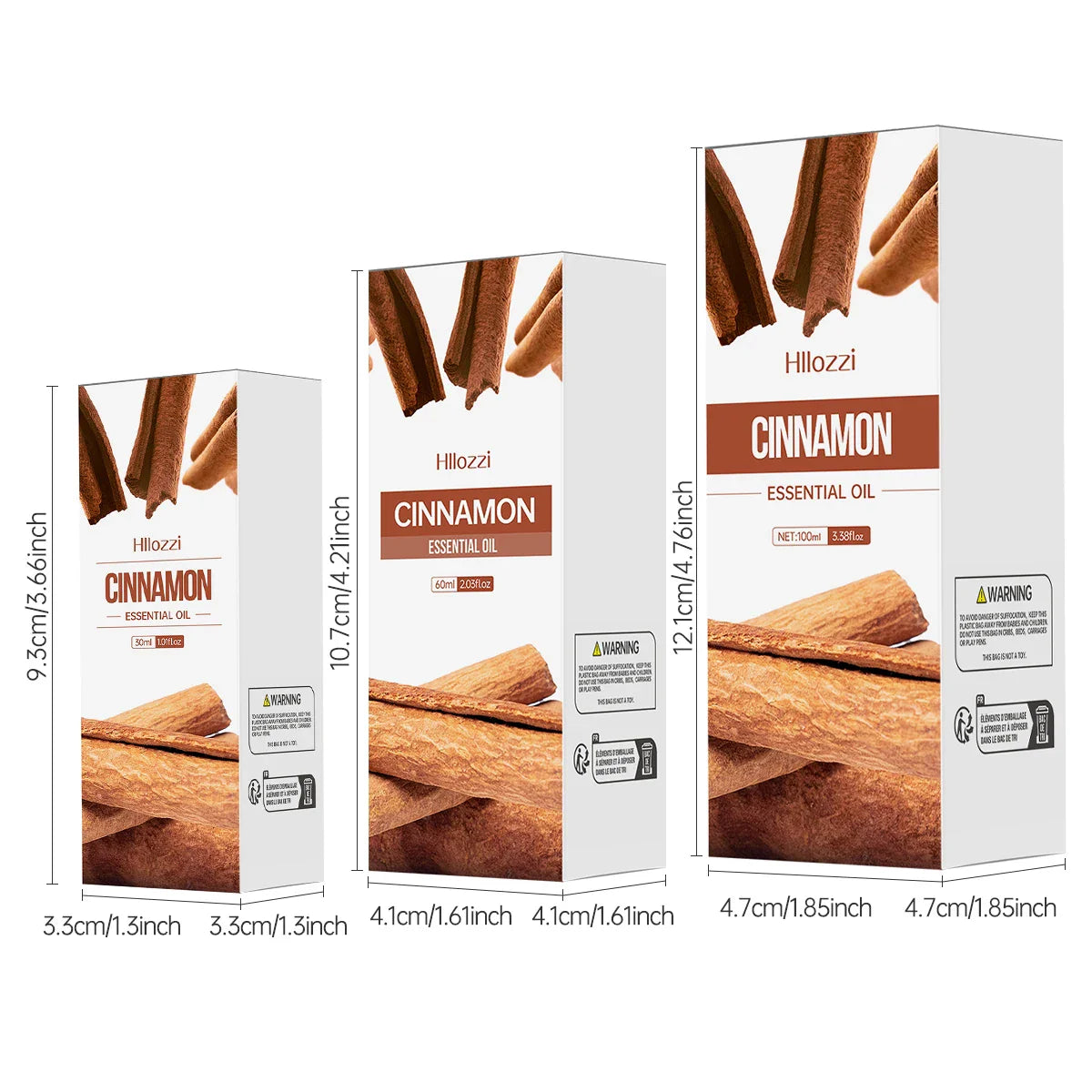 Avichic™ Cinnamon Essential Oil – 100% Pure Plant Oil for Aromatherapy, Diffusers, Humidifiers & Relaxation
