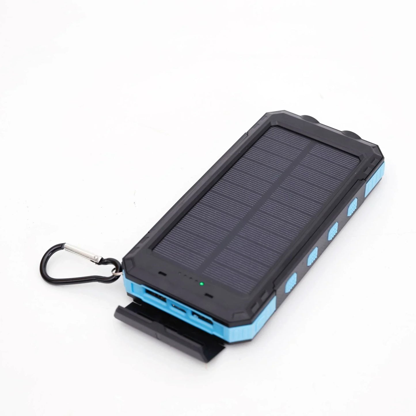 Latest 20000mAh Solar Power Bank Portable Large Capacity Charger Compatible with IOS Android USB output Fast Charging ourdoor