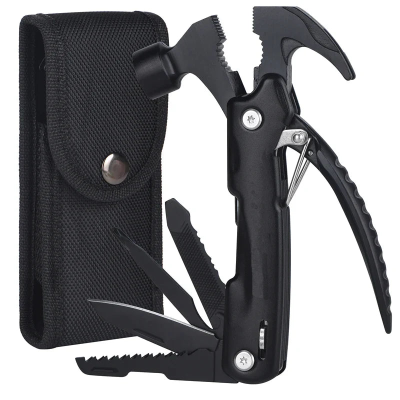 12-in-1 Multi-Purpose Survival Tool – Compact Outdoor Camping Gear, Unique Gifts for Men, Father’s Day & Christmas