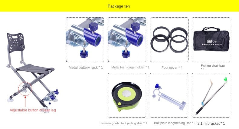 Exceptional Fishing Buddy: Versatile Backrest Recliner for Ultimate Convenience and Support