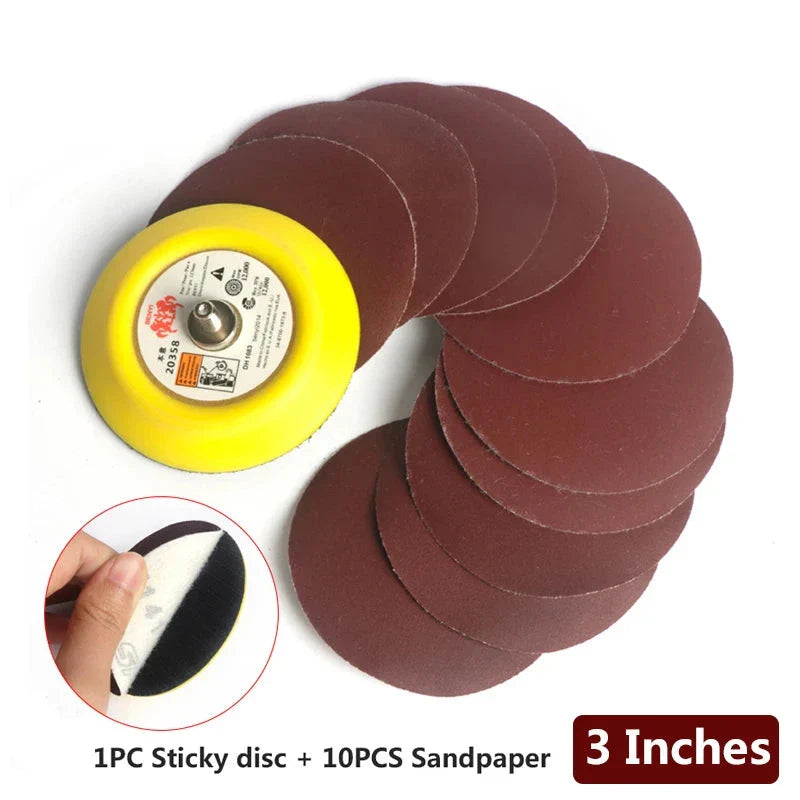 Sticky disc + 10pcs sandpaper for Electric Belt Sander