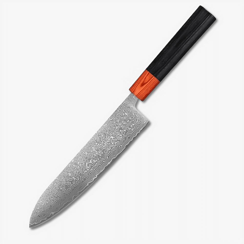 Sakawa 8″ Damascus Steel Gyuto Knife 牛刀