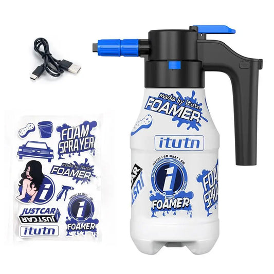 Powerful & Convenient 1.5L Electric Foam Sprayer for Car & Home Cleaning