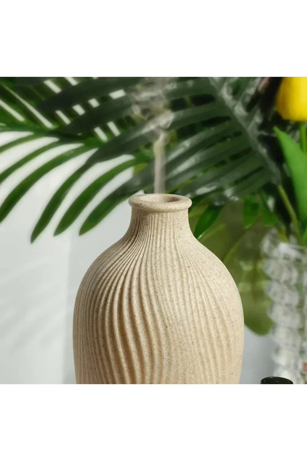 Luxury Ultrasonic Aroma Diffuser with Natural Stone Finish and 6-Hour Run Time