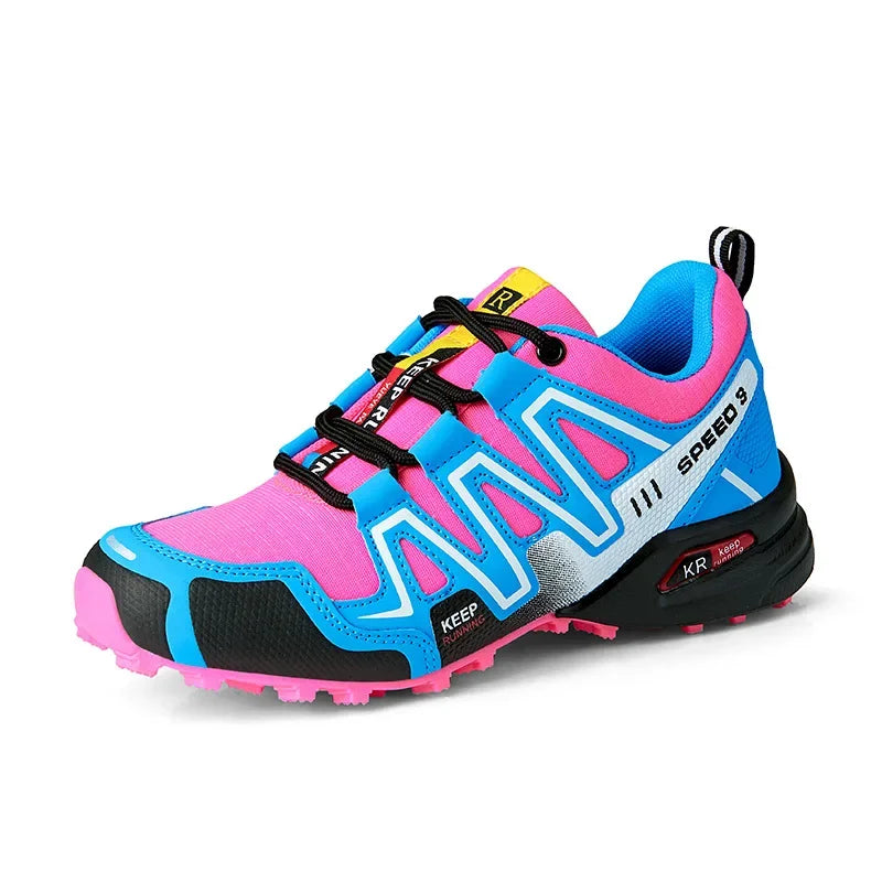 Outdoor Cycling & Hiking Shoes – Breathable Rubber Sole, Lightweight Mountain Climbing Sneakers for Running & Sports