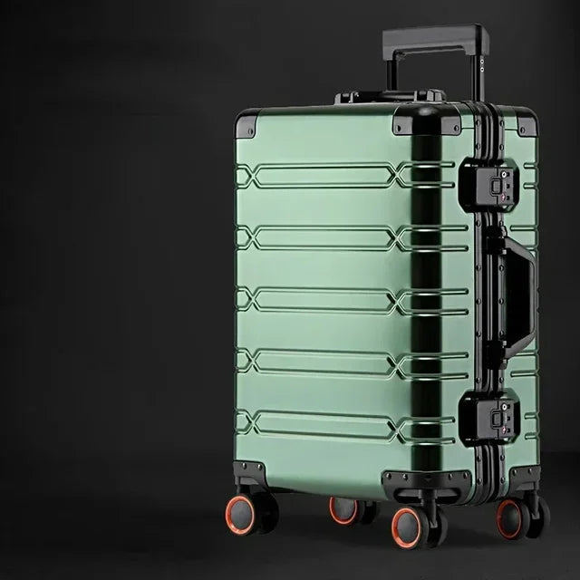 Aluminum-Magnesium Suitcase – Vienna Voyager