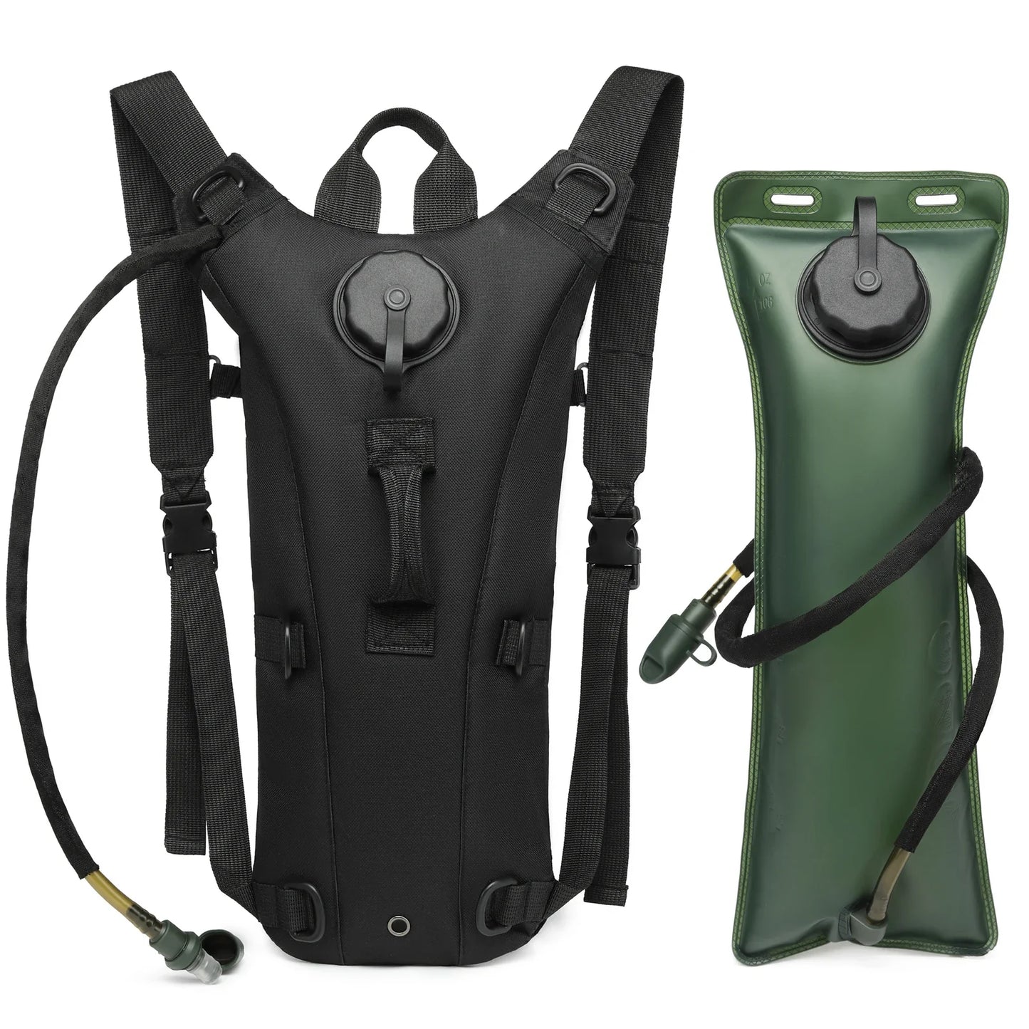 Waterproof Sport Hydration Pack – Lightweight Nylon Backpack with 3L Bladder for Hiking, Cycling, Running, Climbing