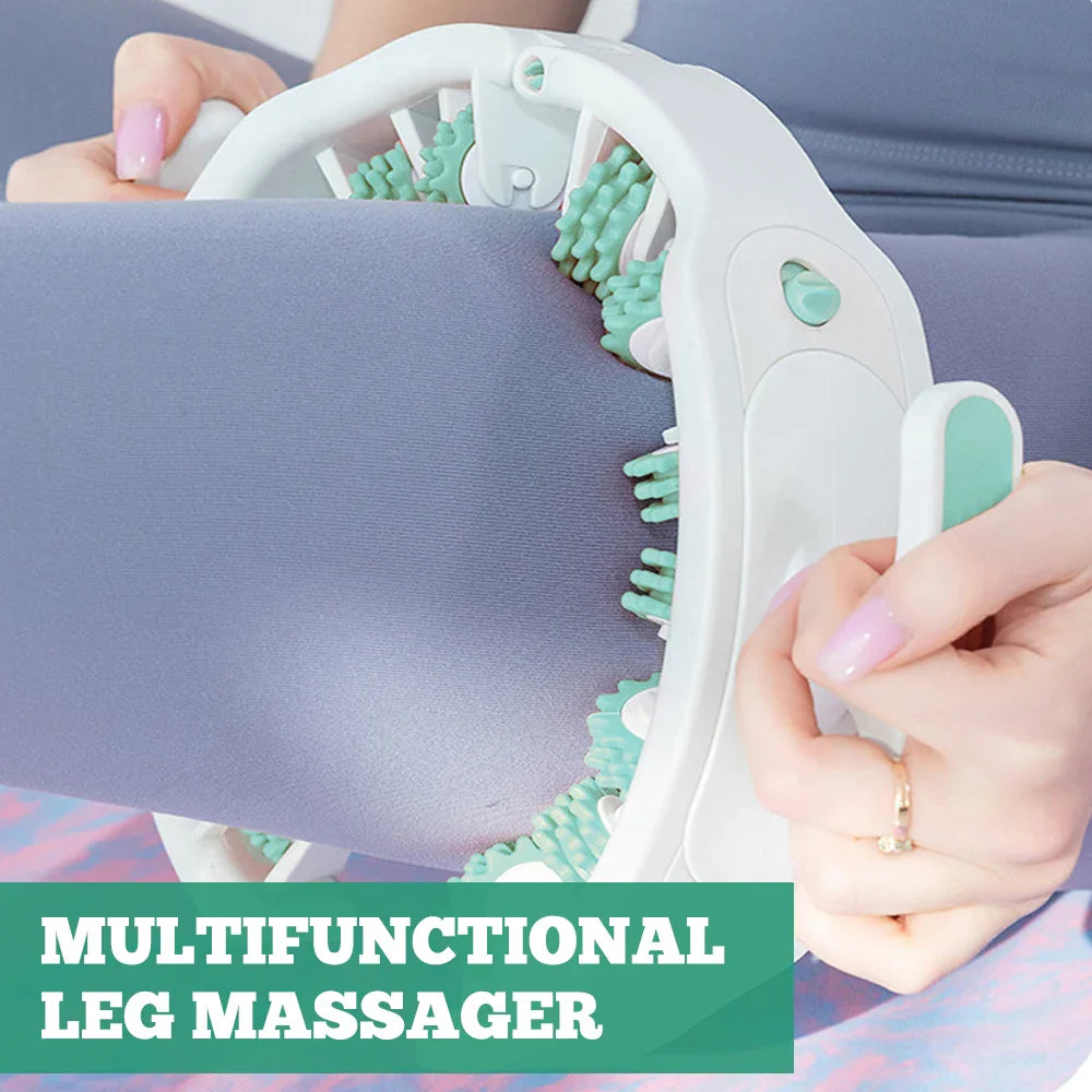 Deep Tissue Cellulite Massage Roller – Ergonomic Anti-Cellulite Body Massager for Legs, Arms & Back – Removable Handle