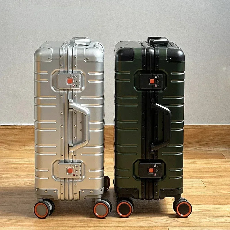 Aluminum-Magnesium Suitcase – Vienna Voyager