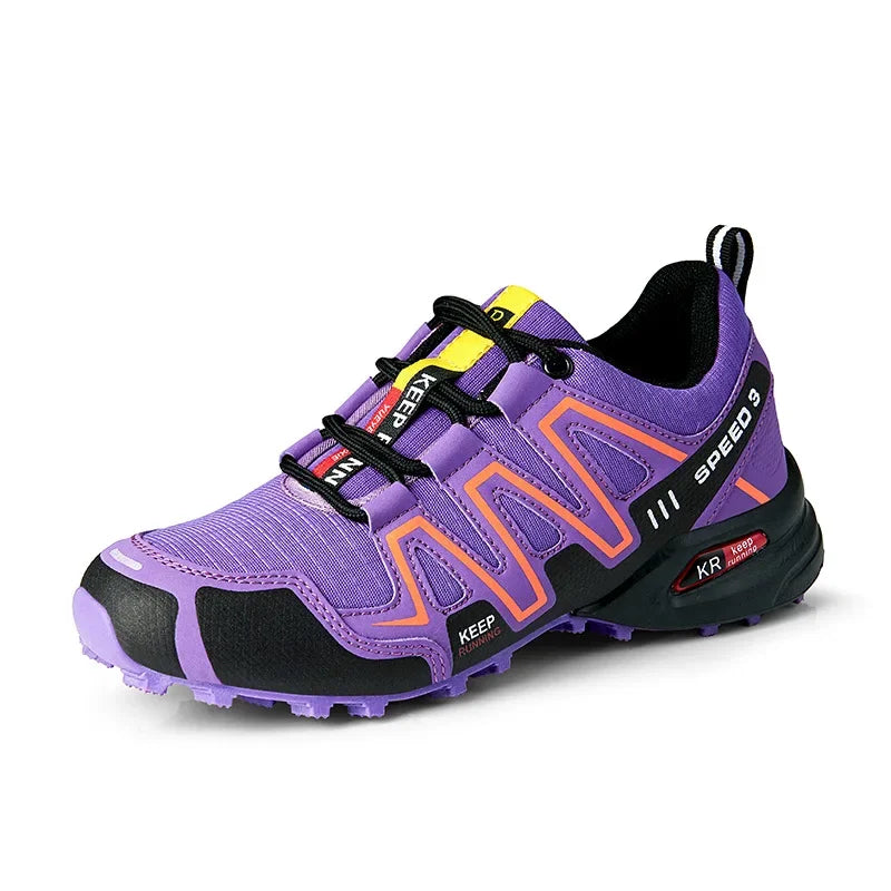 Outdoor Cycling & Hiking Shoes – Breathable Rubber Sole, Lightweight Mountain Climbing Sneakers for Running & Sports