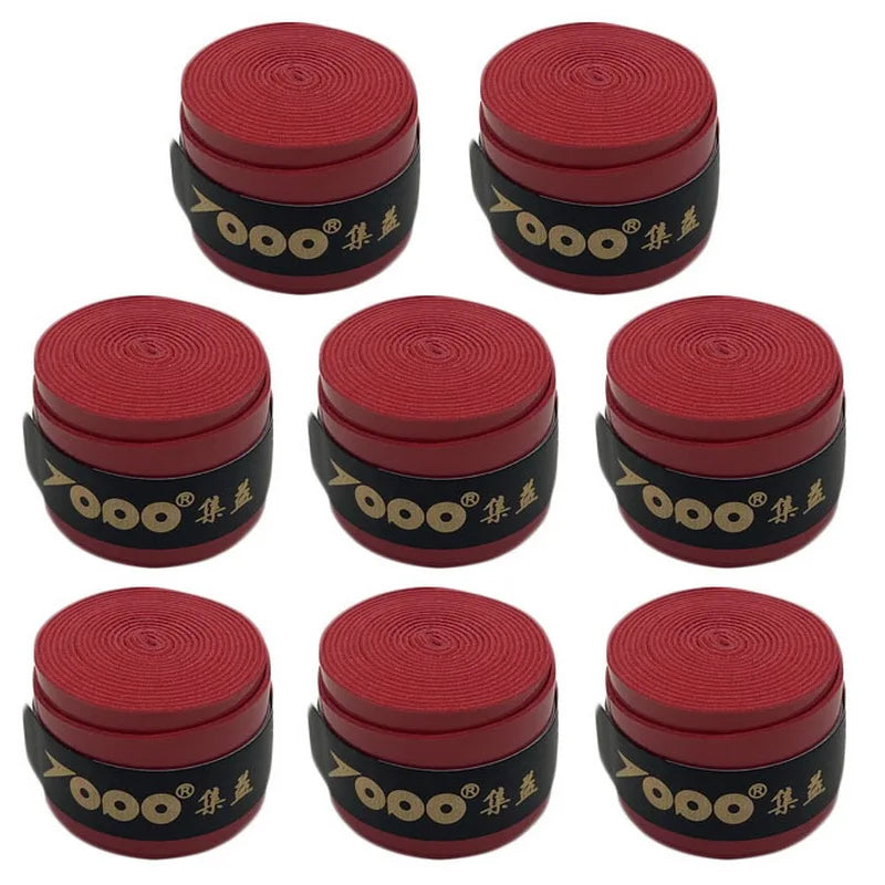 8PCS Racket Overgrip Tape – Anti-Slip, Sweat-Absorbing PU Wrap for Tennis, Padel, Badminton, Squash & Sports Handles