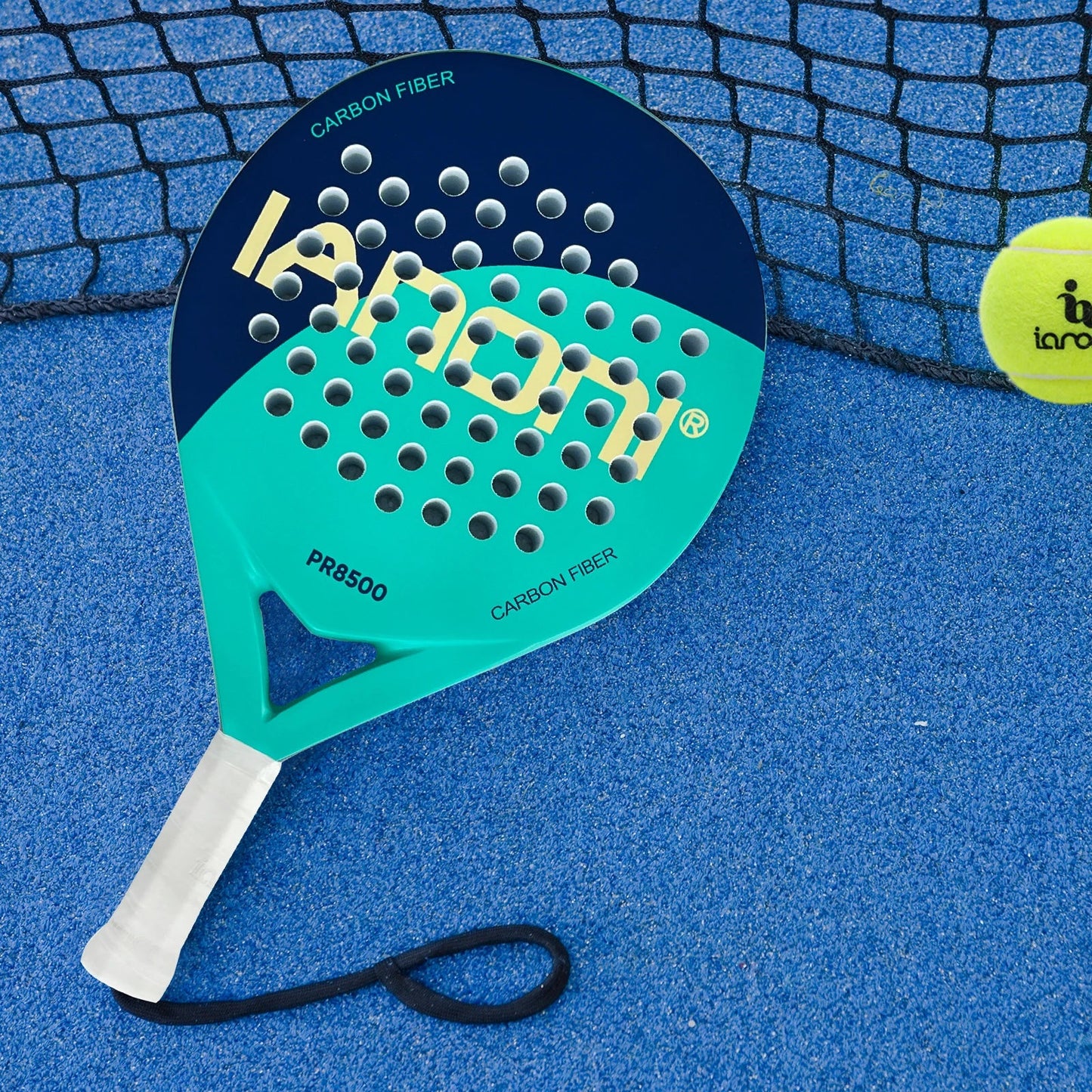 Carbon Fiber Padel Racket – EVA Memory Foam Core Lightweight Tennis Paddle with Carry Bag