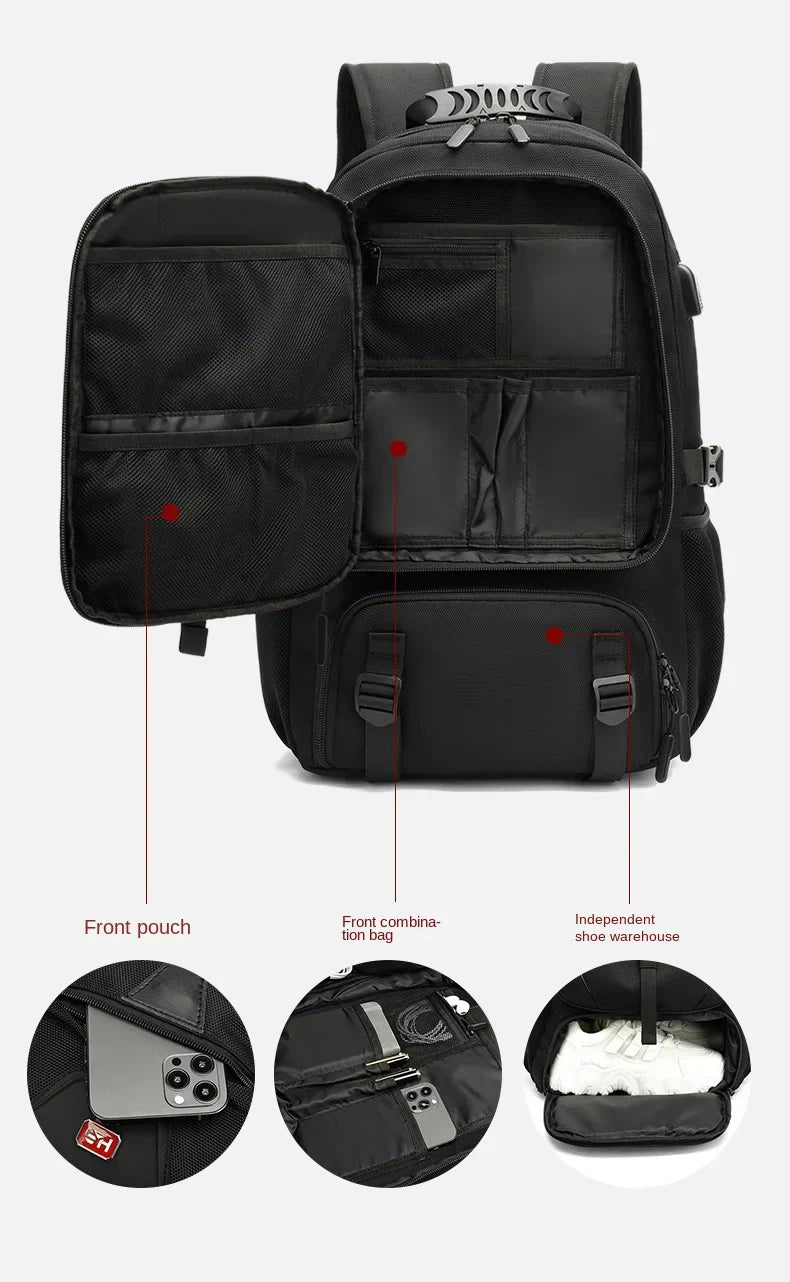 Avichic™ Travel Backpack – Expandable Outdoor Multifunctional Backpack with Large Capacity (60L)