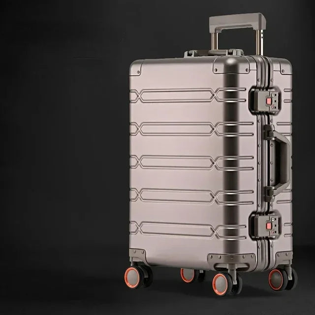 Aluminum-Magnesium Suitcase – Vienna Voyager