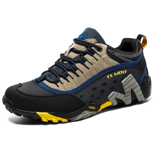 Ultimate Waterproof Hiking Shoes: Genuine Leather, Tactical Mountain Boots for Outdoor Adventurers