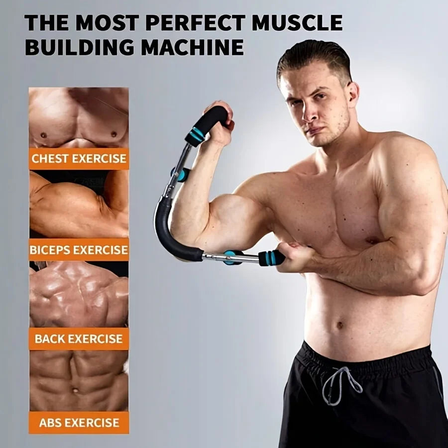 Verstelbare Twister Arm Exerciser Pols Krachttrainer Thuis Borst Expander Voor Schouder Arm en Borst Oefening