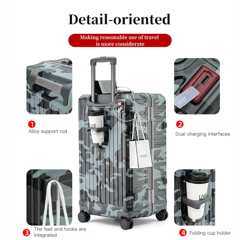 Wide Handle Hardshell Suitcase – Zagreb