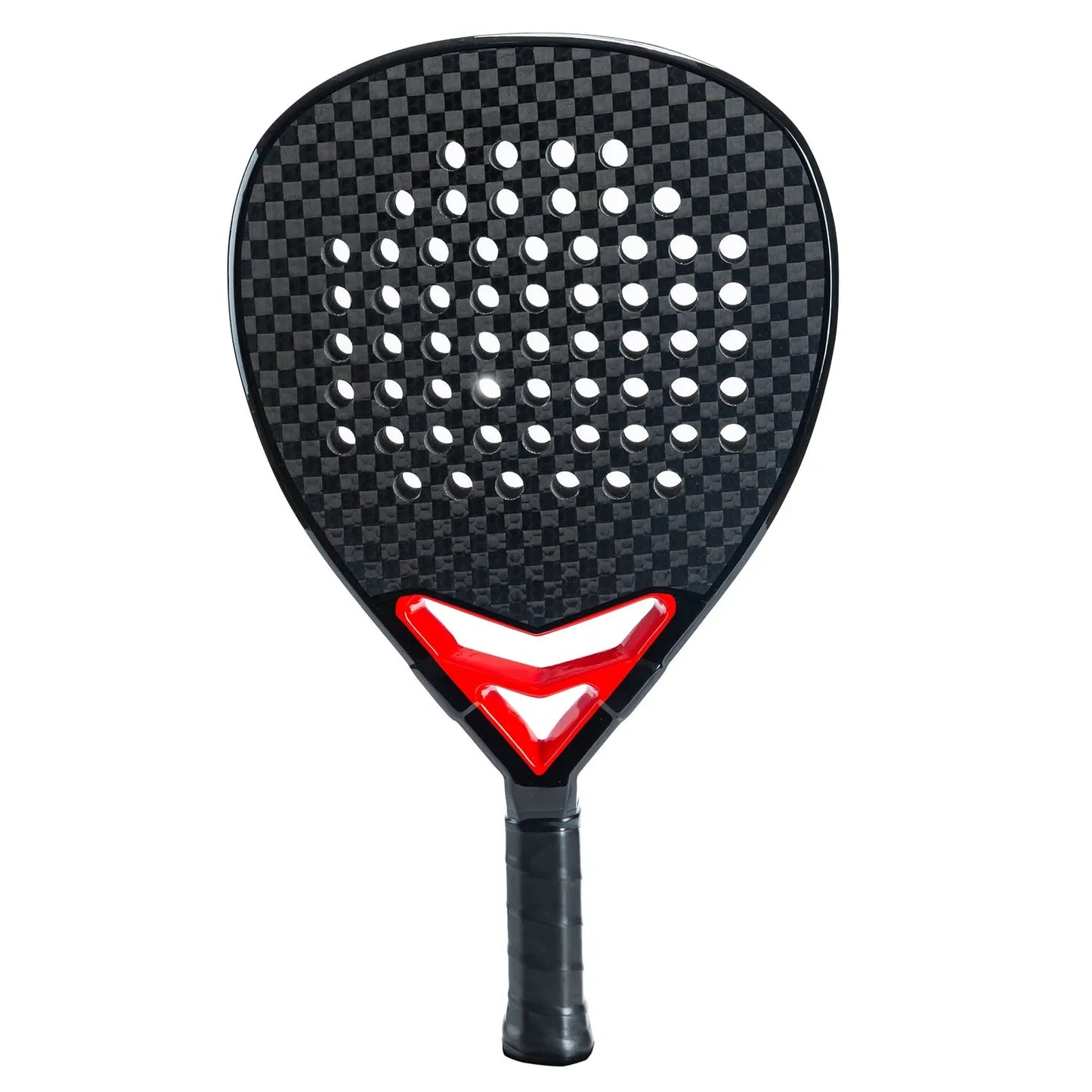 Full Carbon Padel Racket – Lightweight Frosted Surface Paddle Tennis Racquet for Beginners & All-Level Players