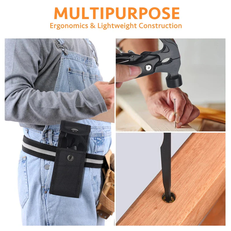 12-in-1 Multi-Purpose Survival Tool – Compact Outdoor Camping Gear, Unique Gifts for Men, Father’s Day & Christmas