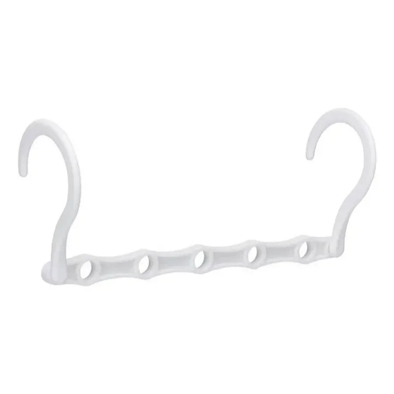 Avichic™ 5-Hole Rotary Closet Organizer Hangers – Space-Saving Wardrobe Storage Racks, Multifunction Plastic Clothes Hangers