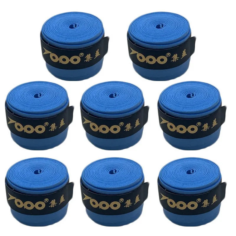 8PCS Racket Overgrip Tape – Anti-Slip, Sweat-Absorbing PU Wrap for Tennis, Padel, Badminton, Squash & Sports Handles