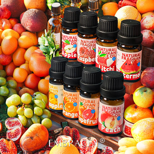 Fruit Essential Oil Set – 22 Types for Aromatherapy, Candle Making, Diffuser, Skincare, Massage & DIY Fragrance Blends