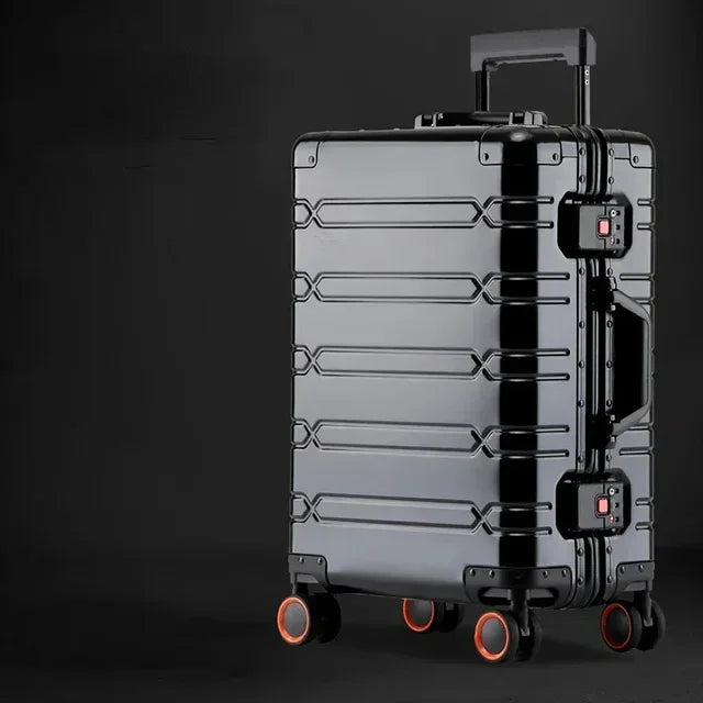 Aluminum-Magnesium Suitcase – Vienna Voyager