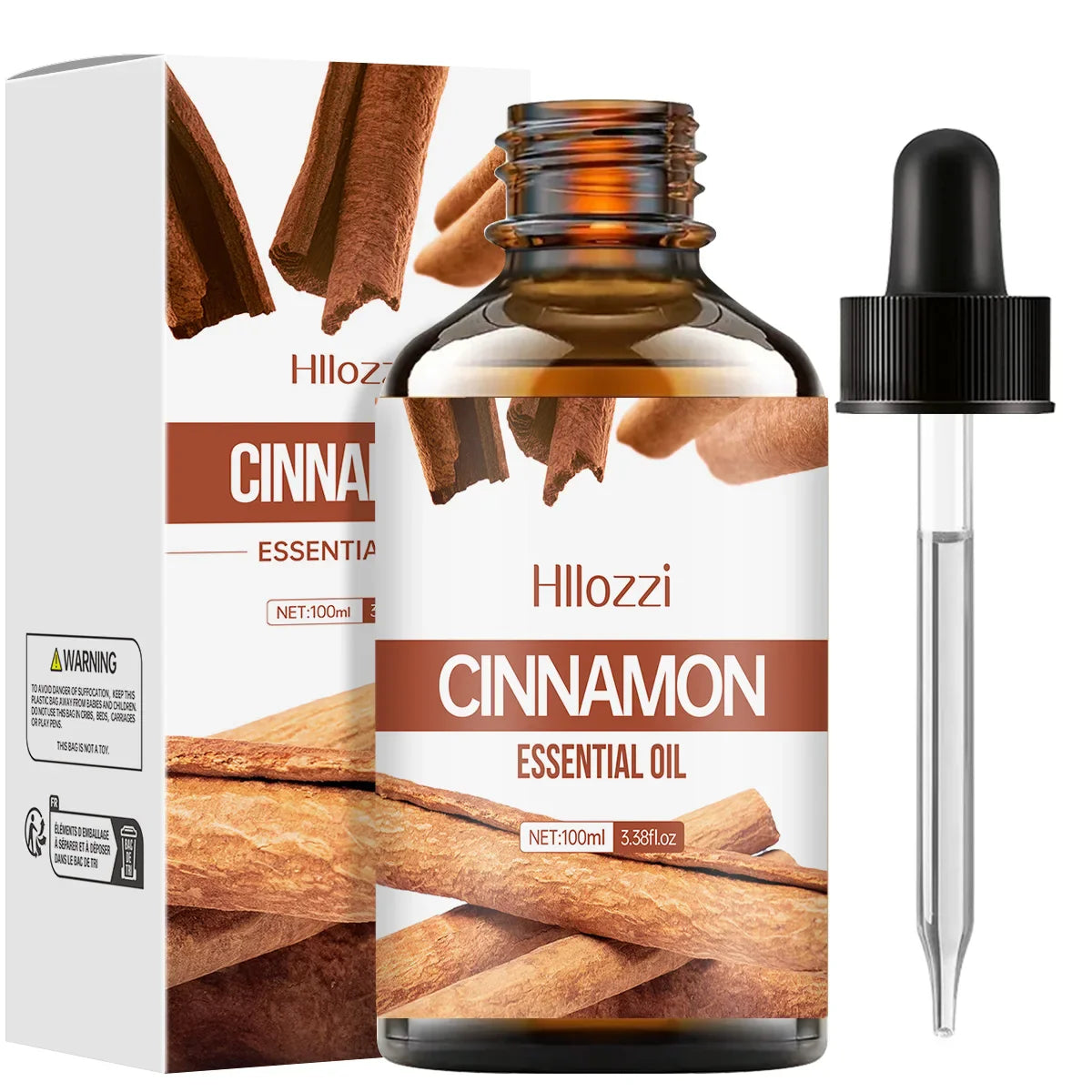 Avichic™ Cinnamon Essential Oil – 100% Pure Plant Oil for Aromatherapy, Diffusers, Humidifiers & Relaxation