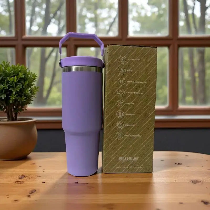 30oz Stainless Steel Travel Tumbler – Vacuum Insulated, Leak-Proof, Durable Coffee Cup