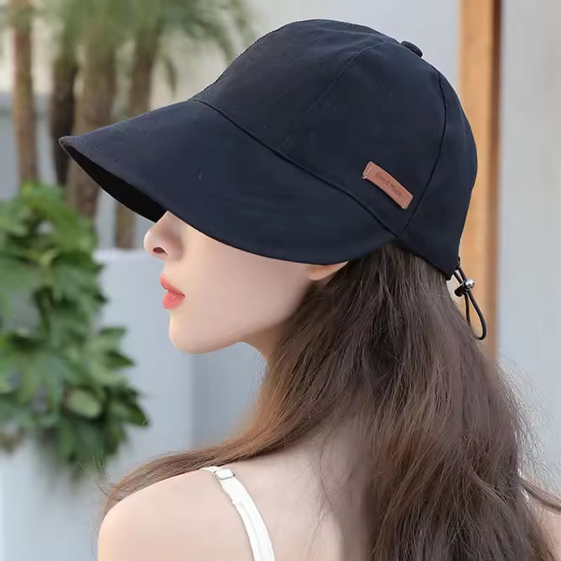 UV Protection Hat Without Makeup