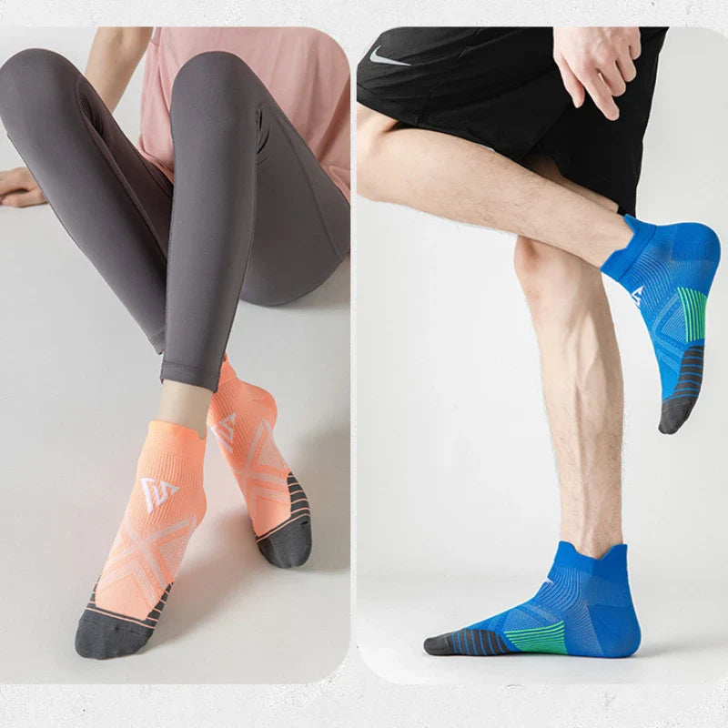 Breathable Compression Sports Socks – Quick-Dry Running, Fitness & Marathon Socks for Men and Women