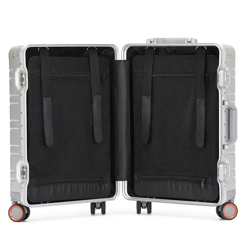 Aluminum-Magnesium Suitcase – Vienna Voyager