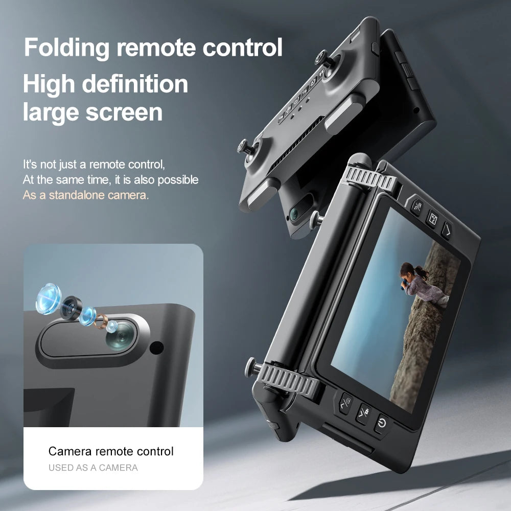 Foldable GPS Drone with 4K Dual Camera - Long Range Brushless Motor Quadcopter with Auto Return and Screen Remote Control