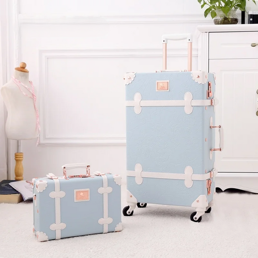 Retro Hardshell Suitcase Set – Valencia
