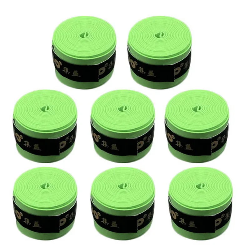 8PCS Racket Overgrip Tape – Anti-Slip, Sweat-Absorbing PU Wrap for Tennis, Padel, Badminton, Squash & Sports Handles