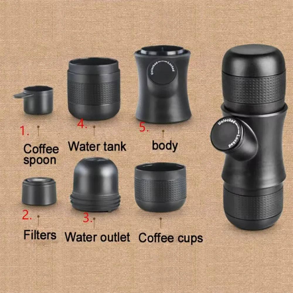 JavaJet Portable Manual Espresso Maker: Enjoy Perfect Espresso Anywhere!