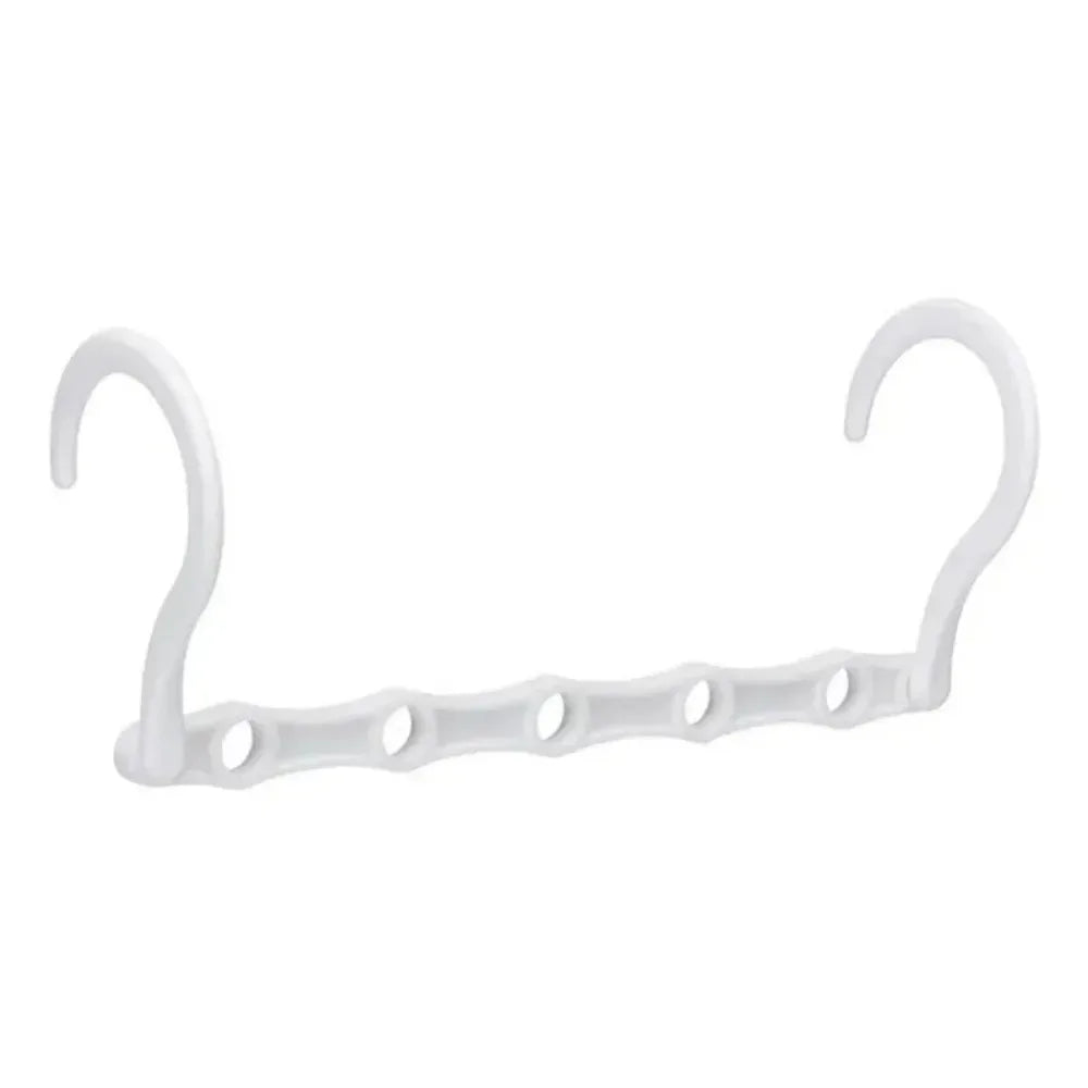 Avichic™ 5-Hole Rotary Closet Organizer Hangers – Space-Saving Wardrobe Storage Racks, Multifunction Plastic Clothes Hangers