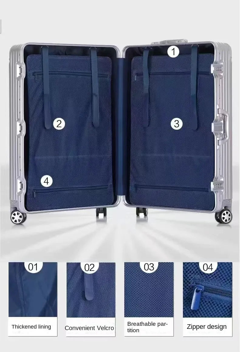 Aluminum Magnesium Hardshell Suitcase – Sarajevo