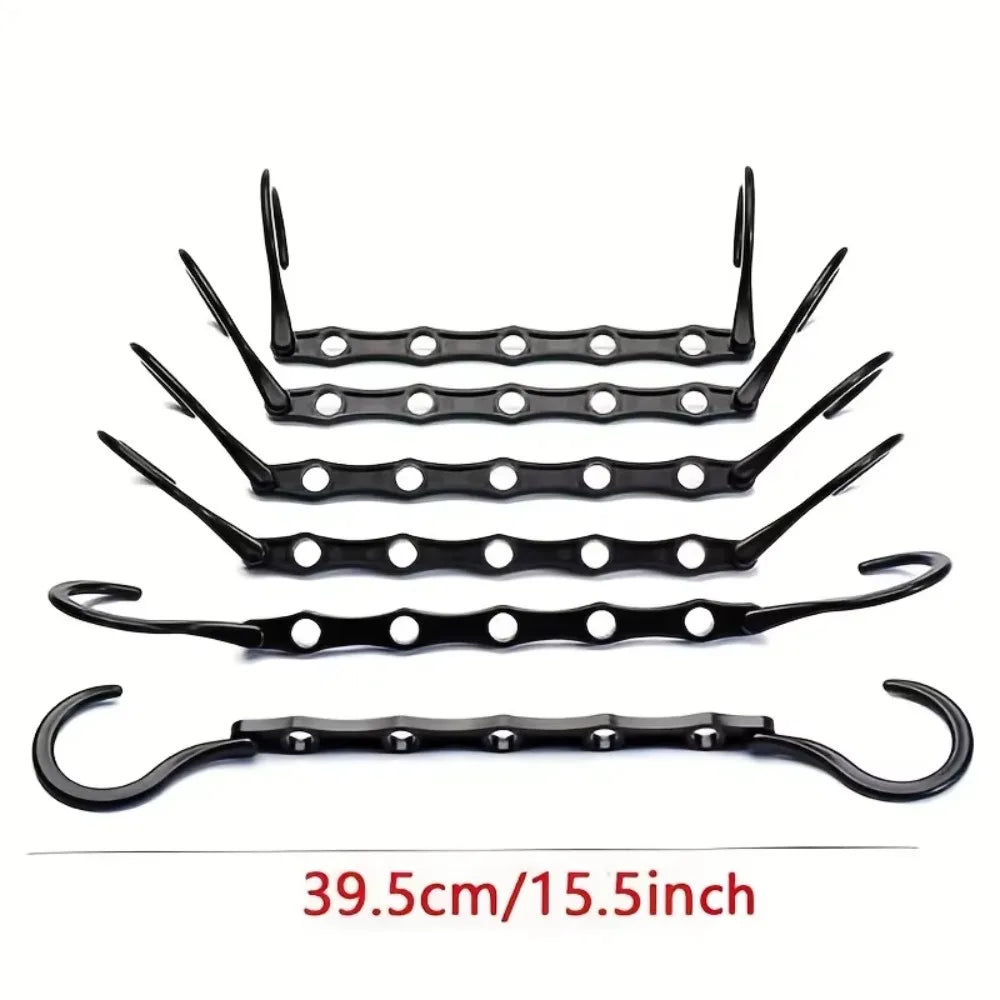 Avichic™ 5-Hole Rotary Closet Organizer Hangers – Space-Saving Wardrobe Storage Racks, Multifunction Plastic Clothes Hangers