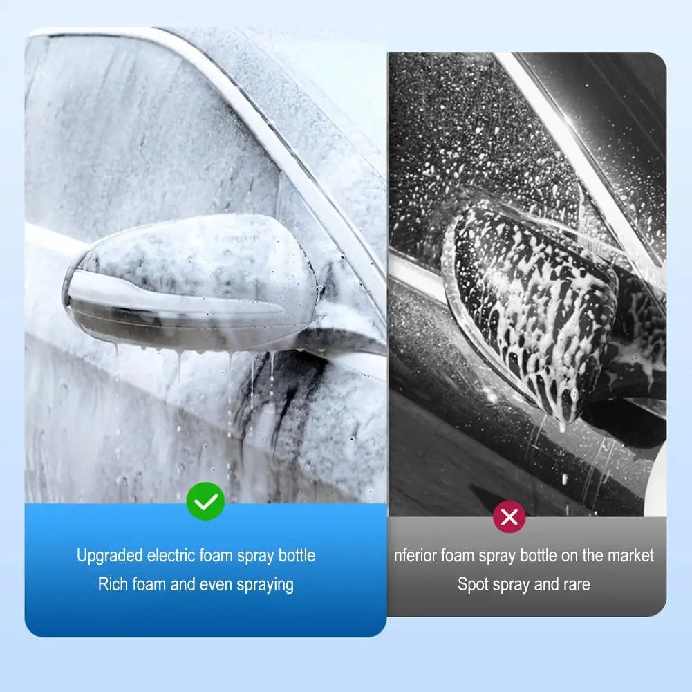 Powerful & Convenient 1.5L Electric Foam Sprayer for Car & Home Cleaning