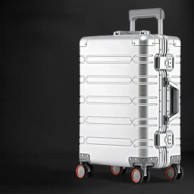 Aluminum-Magnesium Suitcase – Vienna Voyager