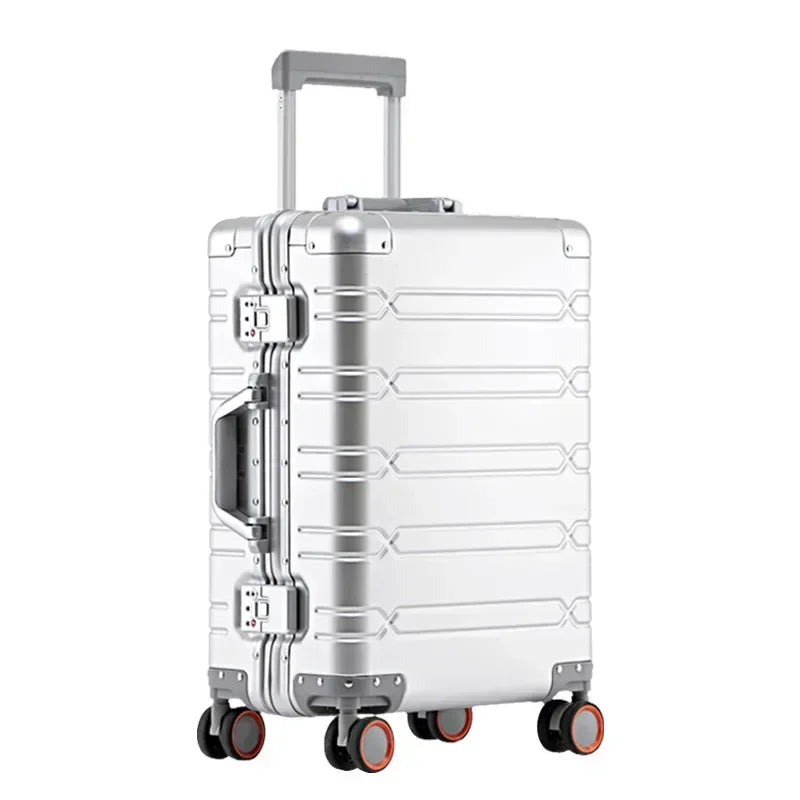 Aluminum-Magnesium Suitcase – Vienna Voyager